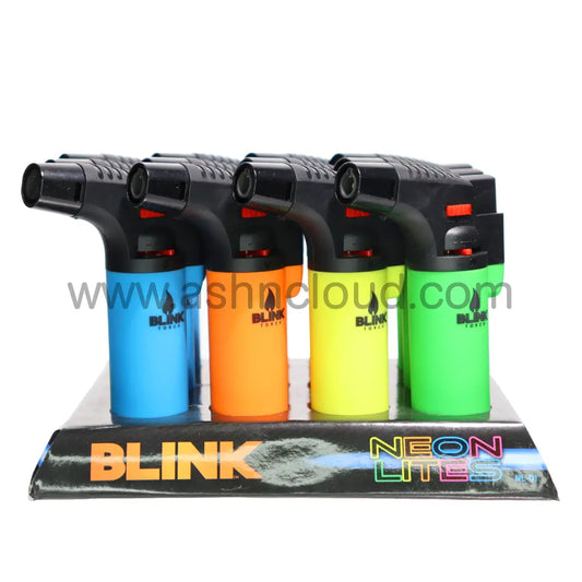 12 Pcs - Neon Lites Torch Butane Gas Blink-727 $2.50 Each