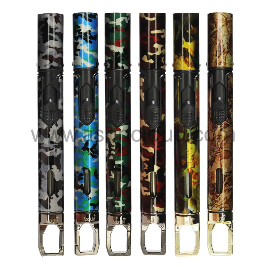 Fancy Jet Flame Scorch Torch, 12-Piece Display