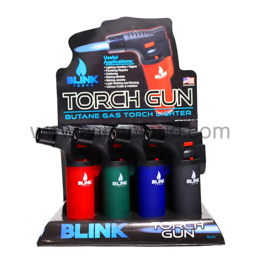 12 Pcs - Torch Gun Butane Gas Blink-Tg01 $2.50 Each