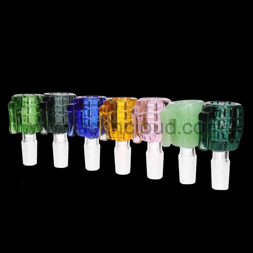 12-Piece Glass Bowl Display | Wholesale Smoke Shop $4.25 each