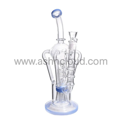 13 In - Curvy Luxury Clear Glass Recycler