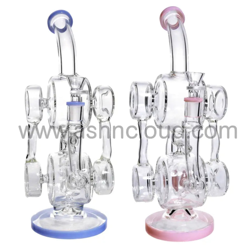 13 In - Luxury Clear Glass Recycler