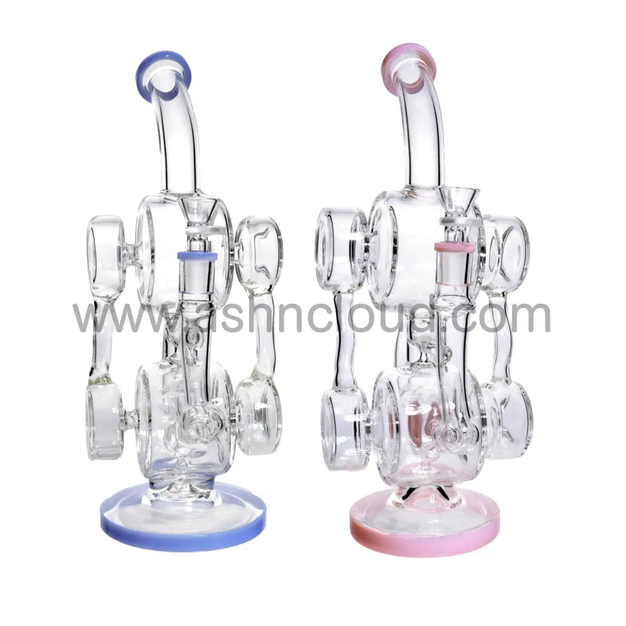 13 Inch Luxury Clear Glass Recycler