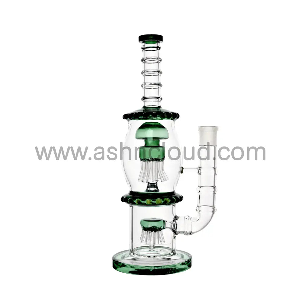 13 In - One Tree Double Chamber Glass Bong 18 Mm