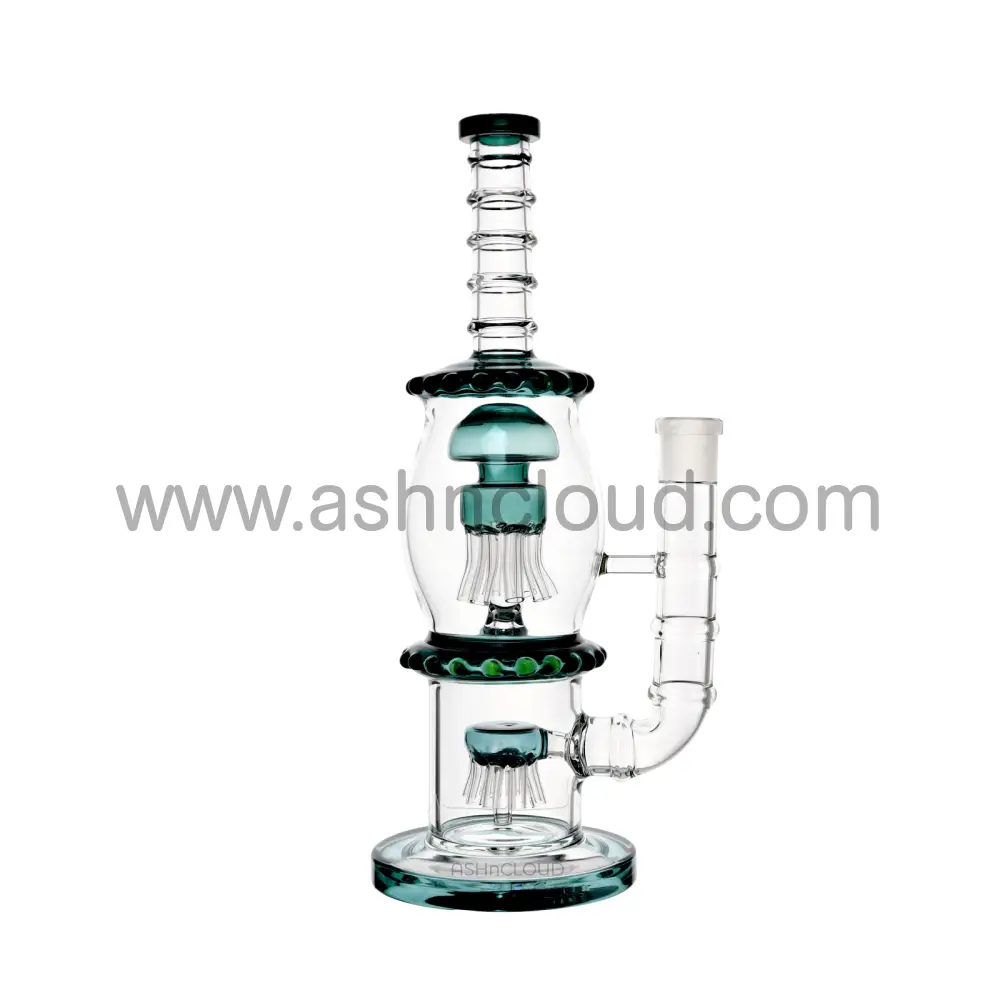 13 In - One Tree Double Chamber Glass Bong 18 Mm