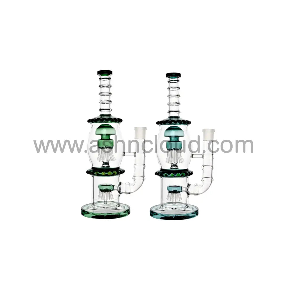 13 In - One Tree Double Chamber Glass Bong 18 Mm