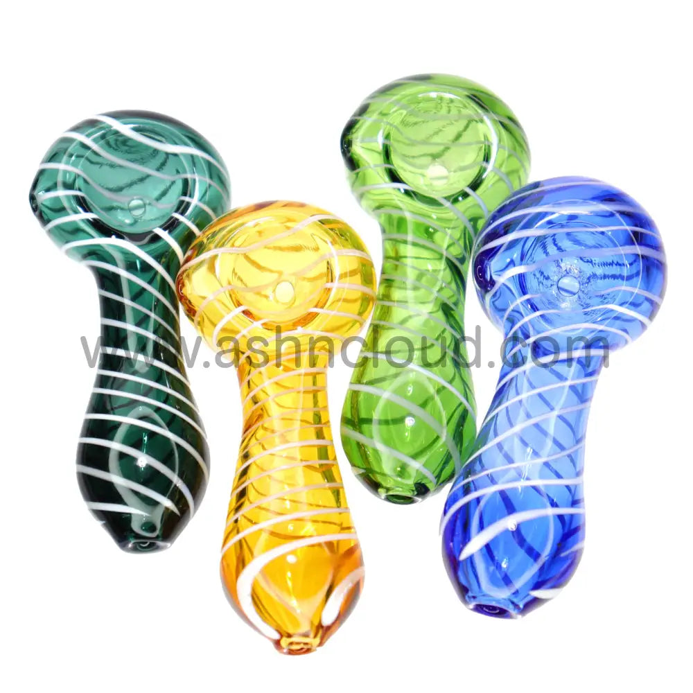 130 Pcs – Jar #6 Glass Hand Pipe Spoon $2.15 Each Simple