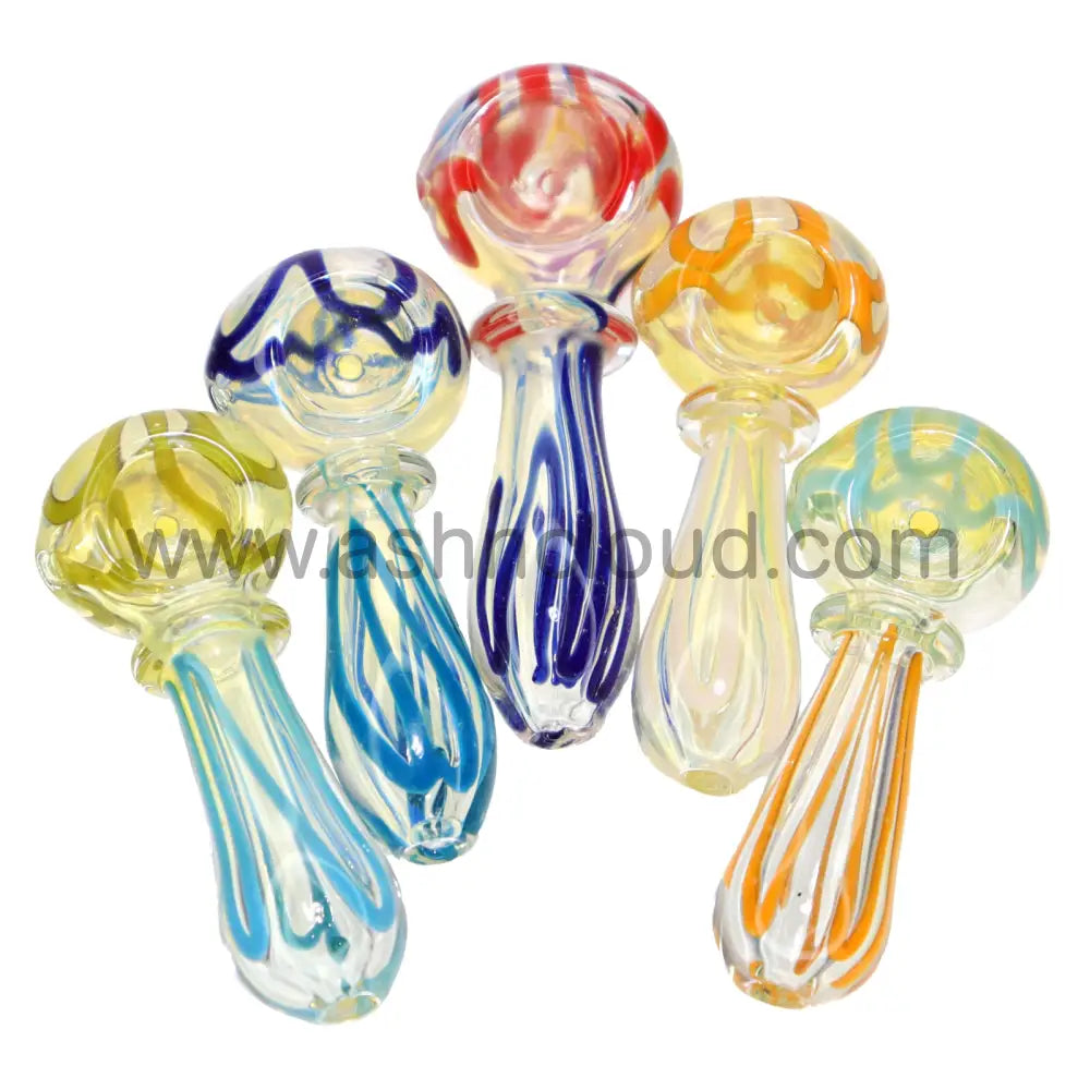 135 Pcs – Jar #3 Glass Hand Pipe Spoon $1.65 Each