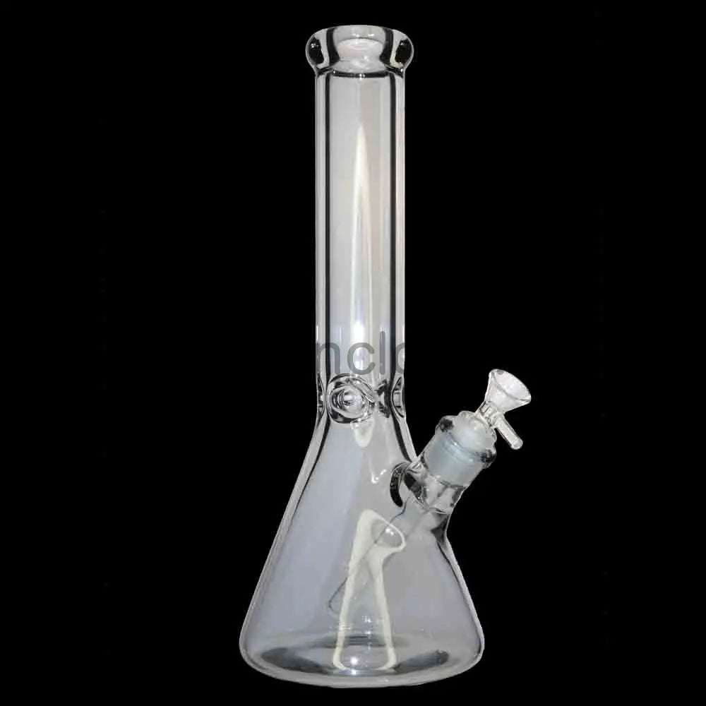14’’ Classic Beaker 7mm Thickness Glass Water Pipe | Thick Heavy Glass