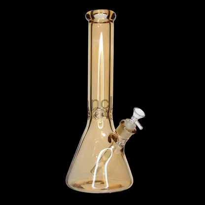 14’’ Classic Beaker 7mm Thickness Glass Water Pipe | Thick Heavy Glass
