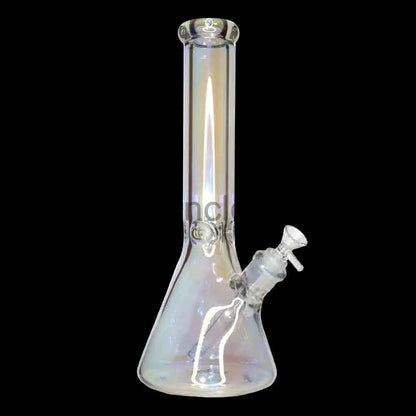 14’’ Classic Beaker 7mm Thickness Glass Water Pipe | Thick Heavy Glass