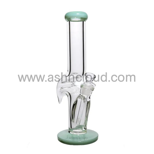 14 In - Clear Zig Zag Glass Bong