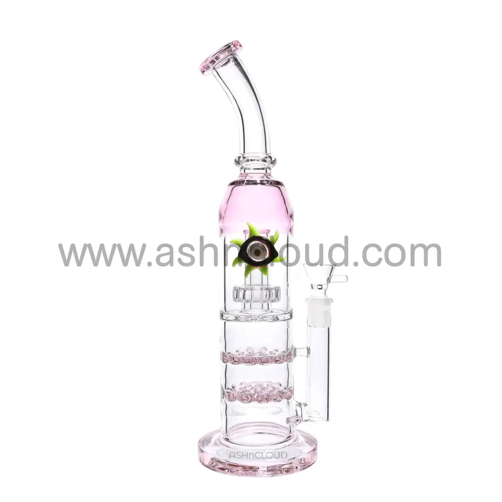 14 In - Eye Monster Double Honeycomb Bong