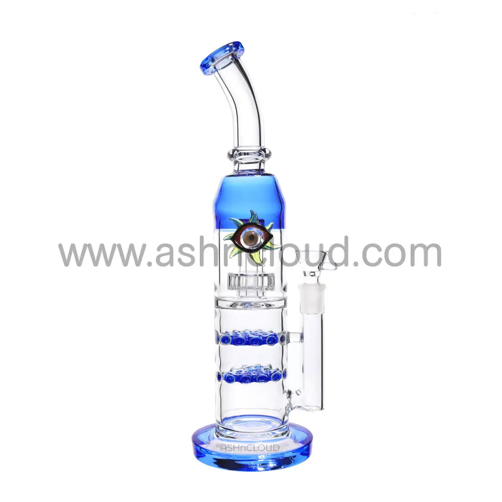 14 In - Eye Monster Double Honeycomb Bong