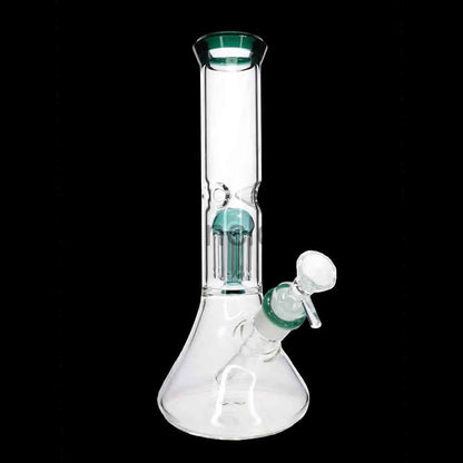 14 Inch Single Chamber Perc Beaker Bong – Classic Filtration Water Pipe