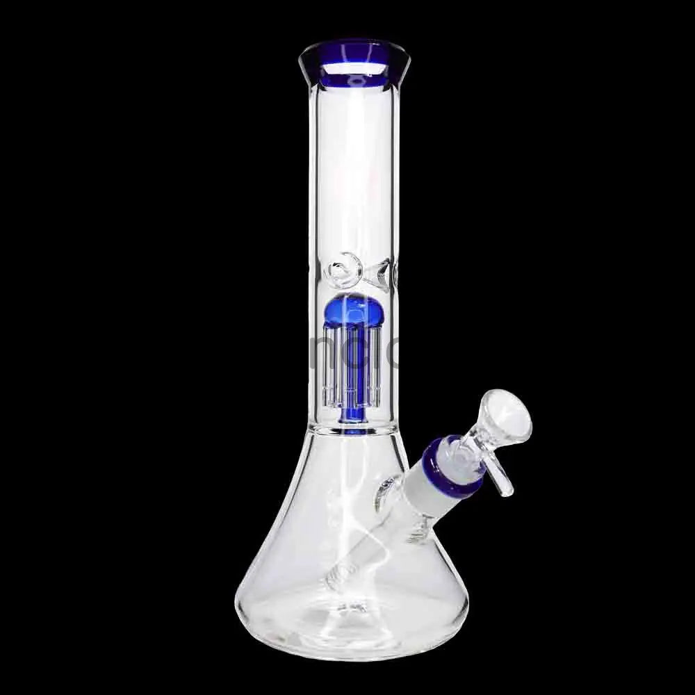 14 Inch Single Chamber Perc Beaker Bong – Classic Filtration Water Pipe