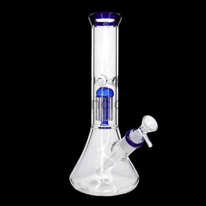 14 Inch Single Chamber Perc Beaker Bong – Classic Filtration Water Pipe