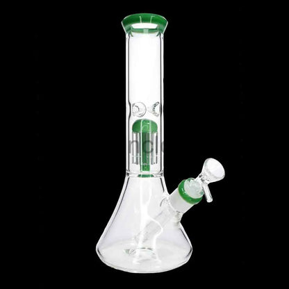 14 Inch Single Chamber Perc Beaker Bong – Classic Filtration Water Pipe