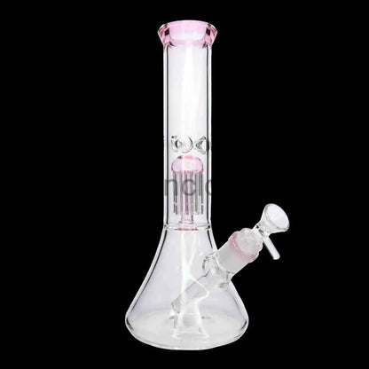 14 Inch Single Chamber Perc Beaker Bong – Classic Filtration Water Pipe
