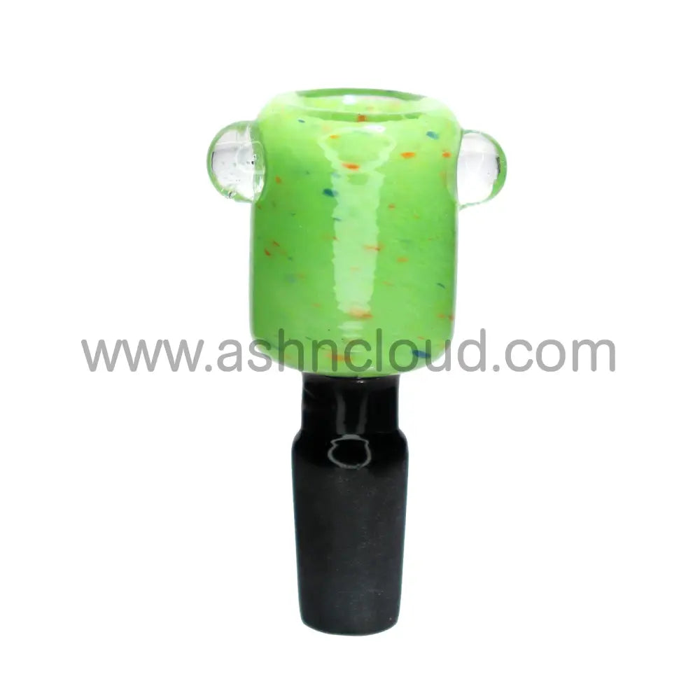 14 Mm - Black Body Multicolor Straight Bowl