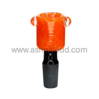 14 Mm - Black Body Multicolor Straight Bowl