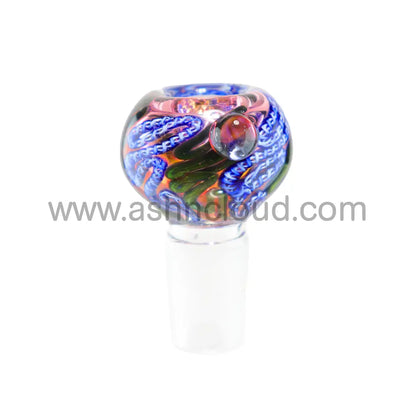 14 Mm - Color Implosion Plaited Glass Bowl