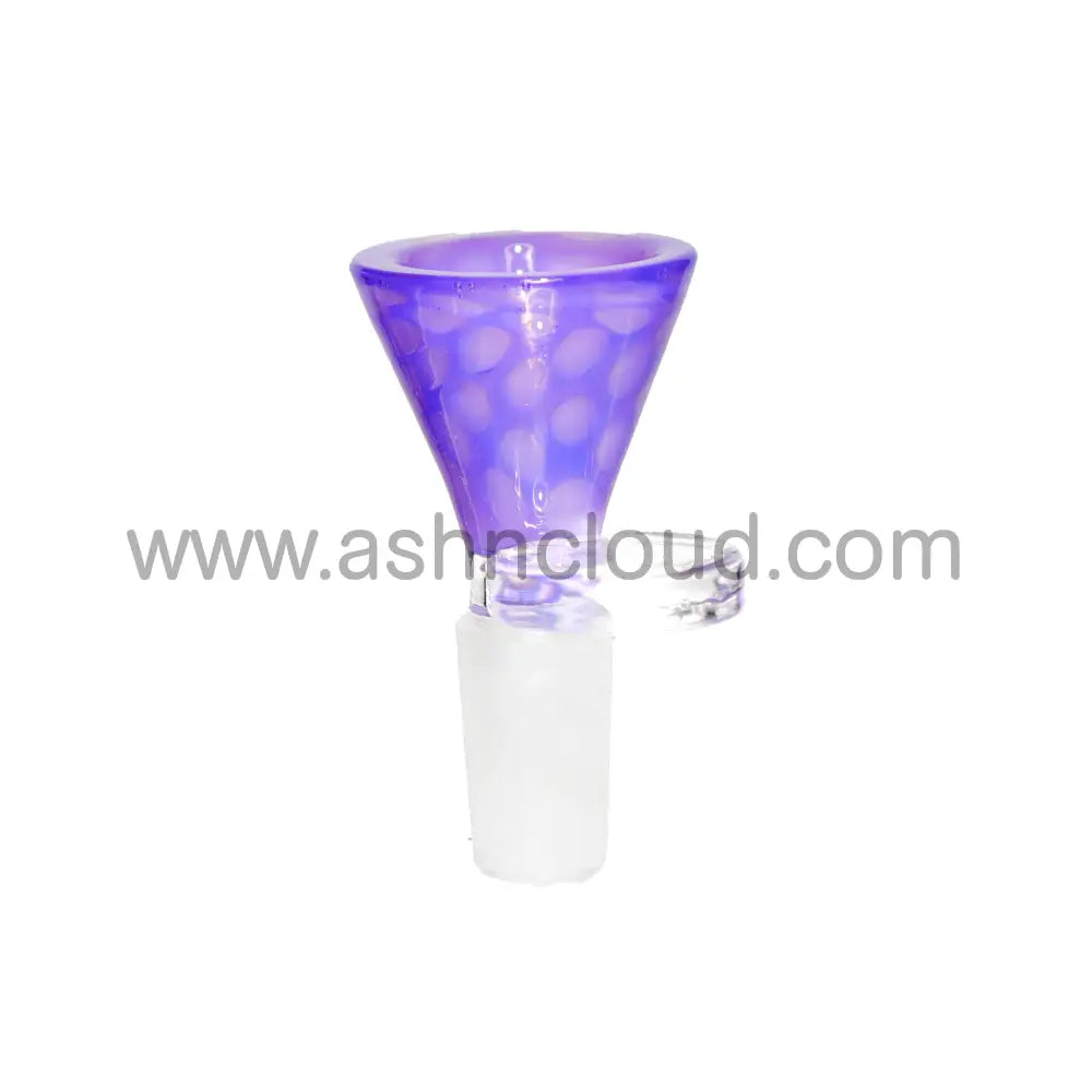 14 Mm - Cone Doted Skin Glass Bowl