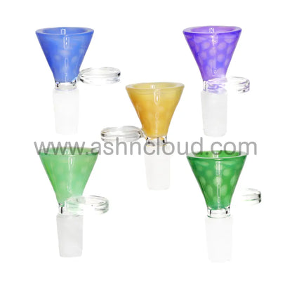 14 Mm - Cone Doted Skin Glass Bowl