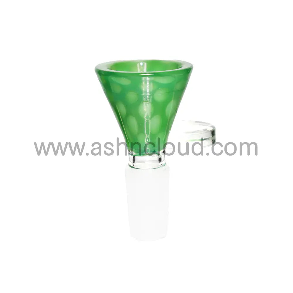 14 Mm - Cone Doted Skin Glass Bowl