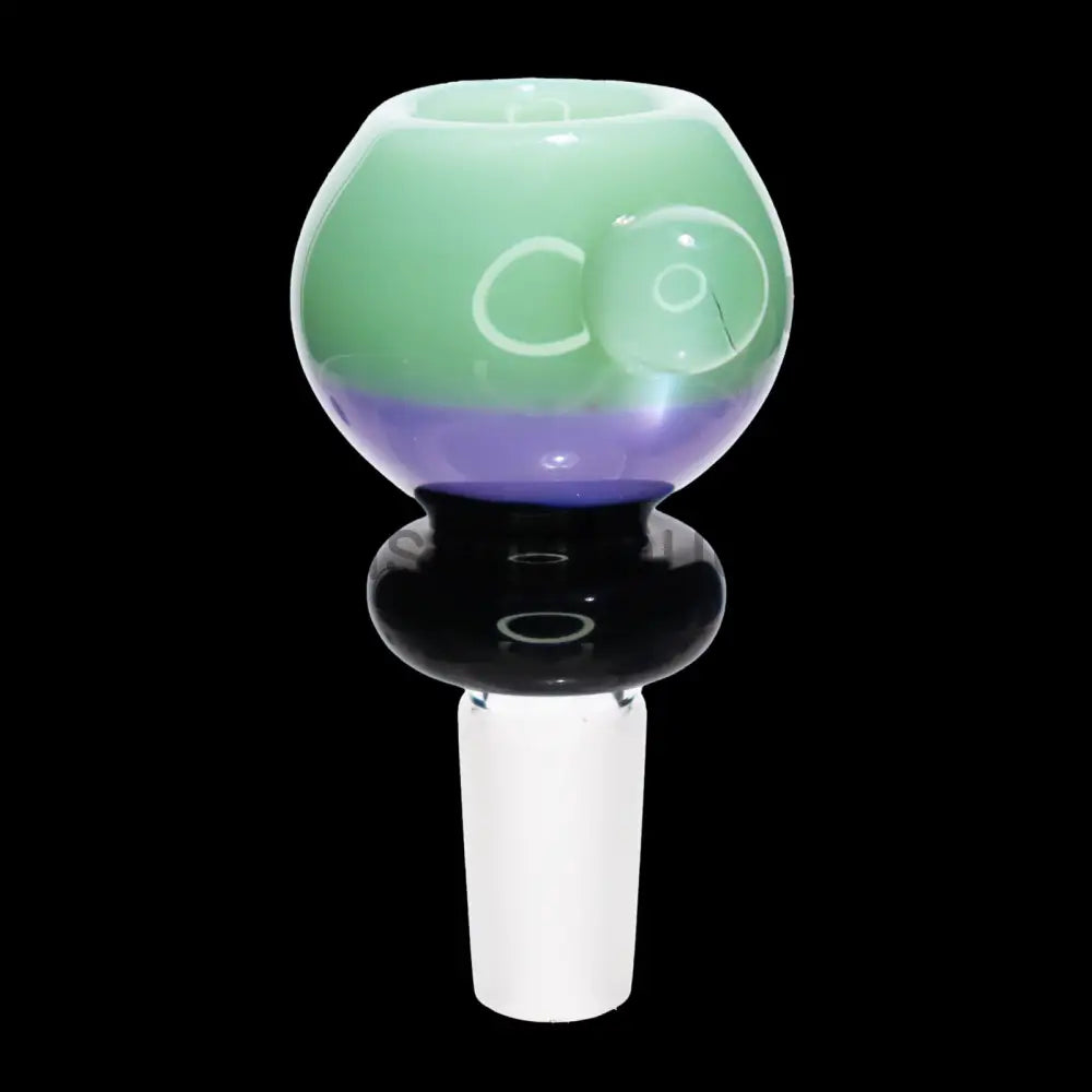 14 Mm - Double Slime Color Glass Bowl