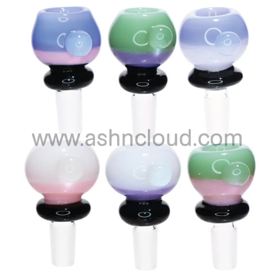 14mm Double Slime Curvy Glass Bowl