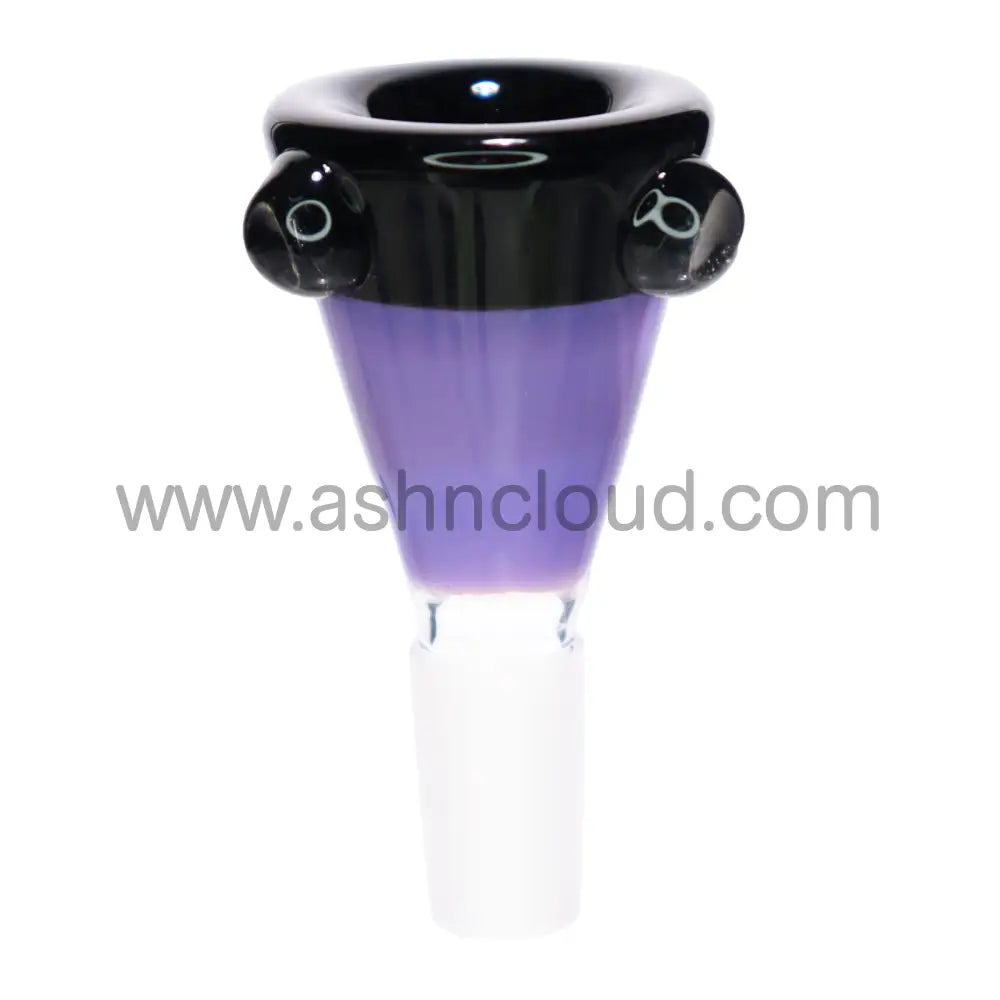 14 Mm - Double Slime Triangle Glass Bowl