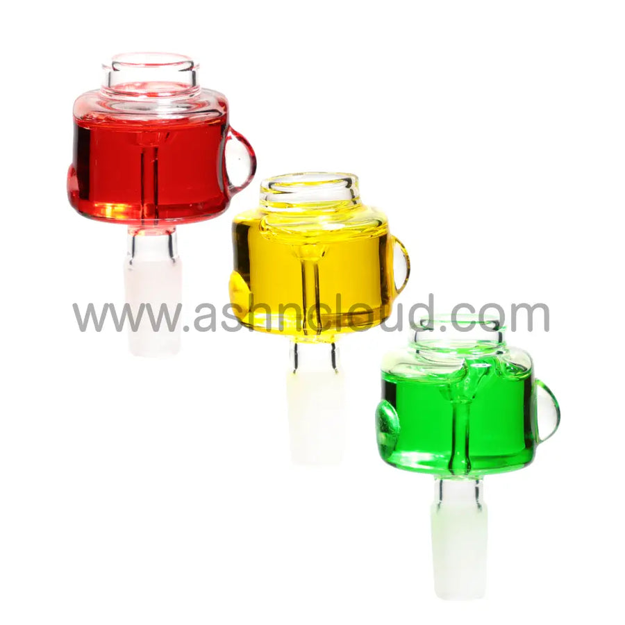 14mm Straight Multicolor Glycerin Glass Bowl