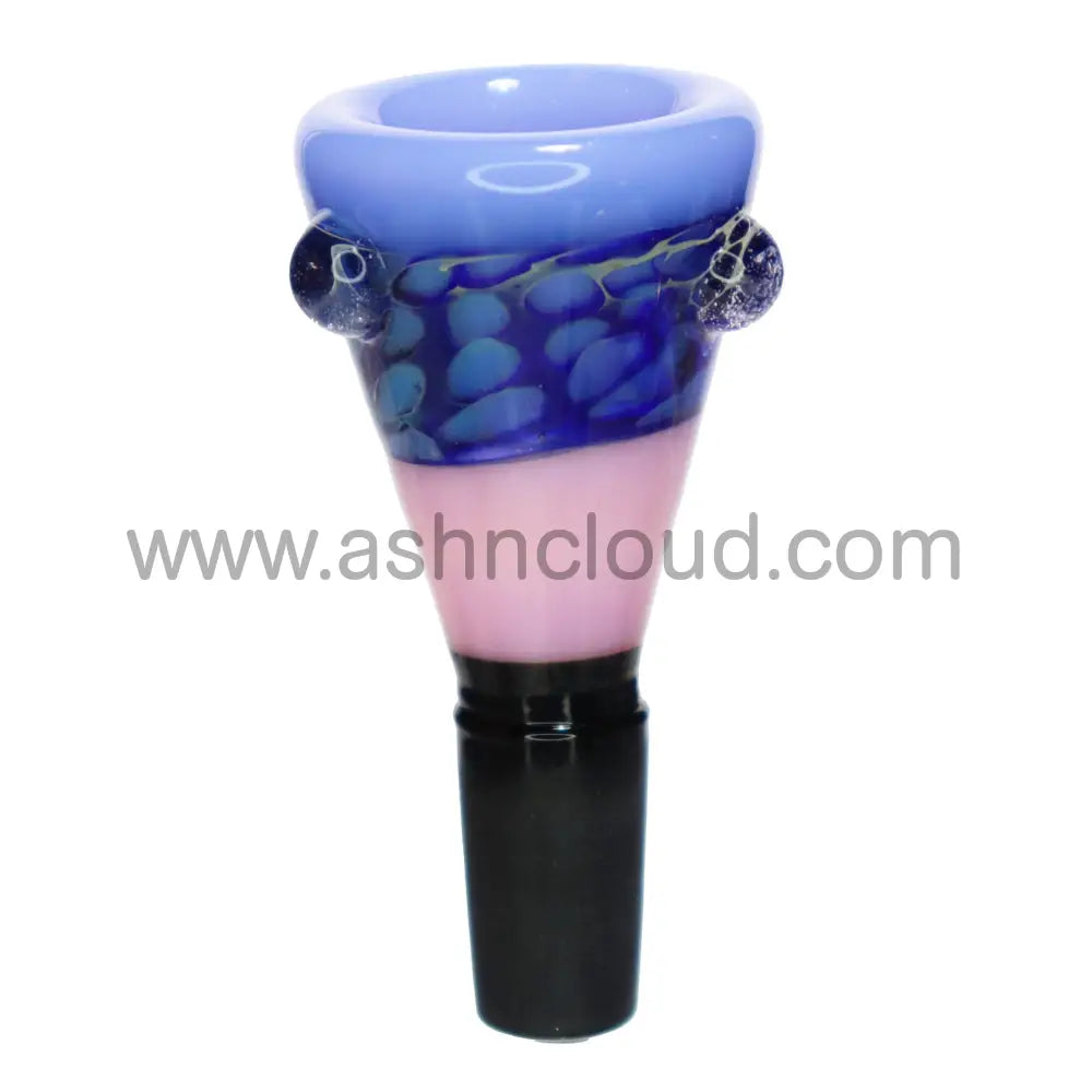 14 Mm - Honeycomb Triangle Black Glass Bowl