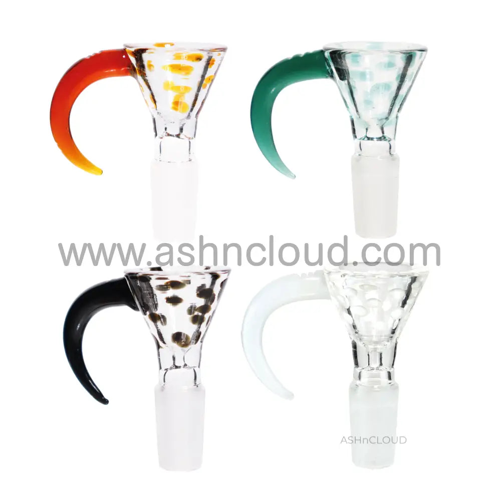 14 Mm - Ice Pinch Glass Bowl