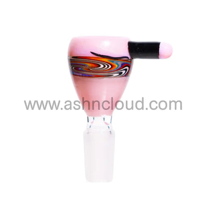 14 Mm - Multicolor Bowl Streaky Line Swirl