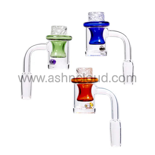 14 Mm - Multicolor Spinner Carb Cap Quartz