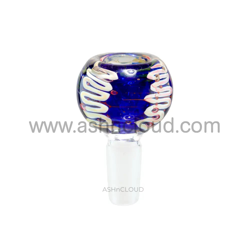 14 Mm - Oval Bowl Plaited Glass