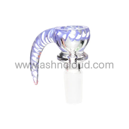 14 Mm - Plaited Border Fancy Horn Glass Bowl