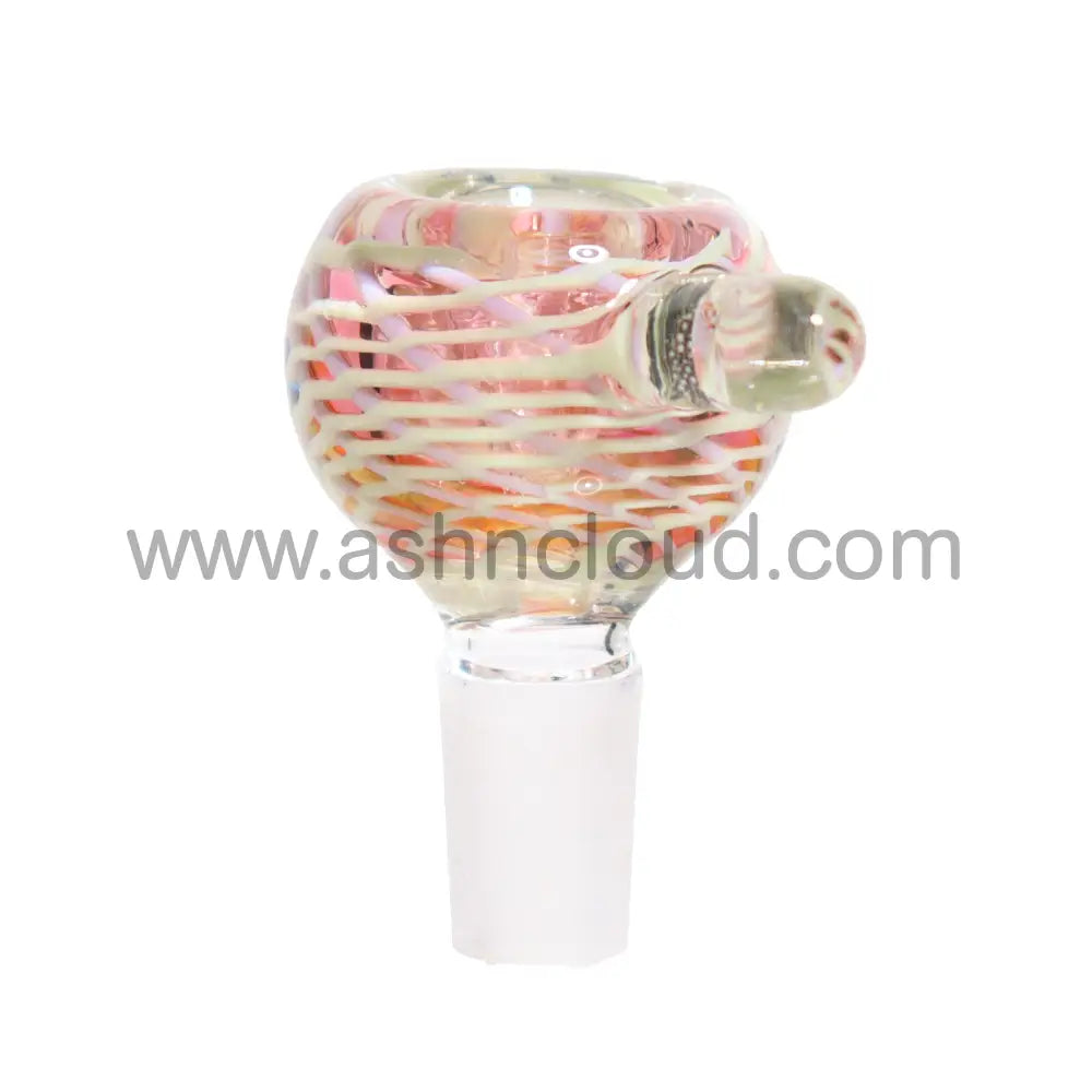 14 Mm - Streaky Pinky Curvy Bowl