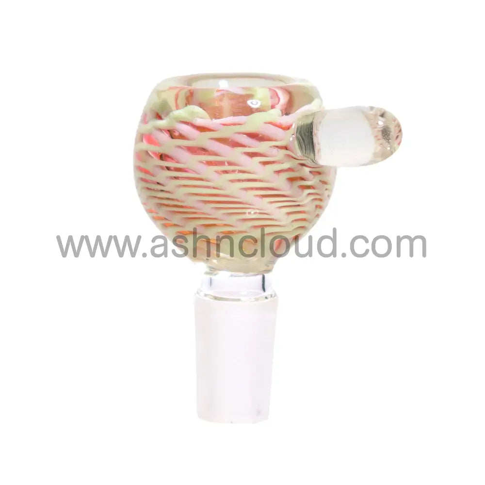 14 Mm - Streaky Pinky Curvy Bowl