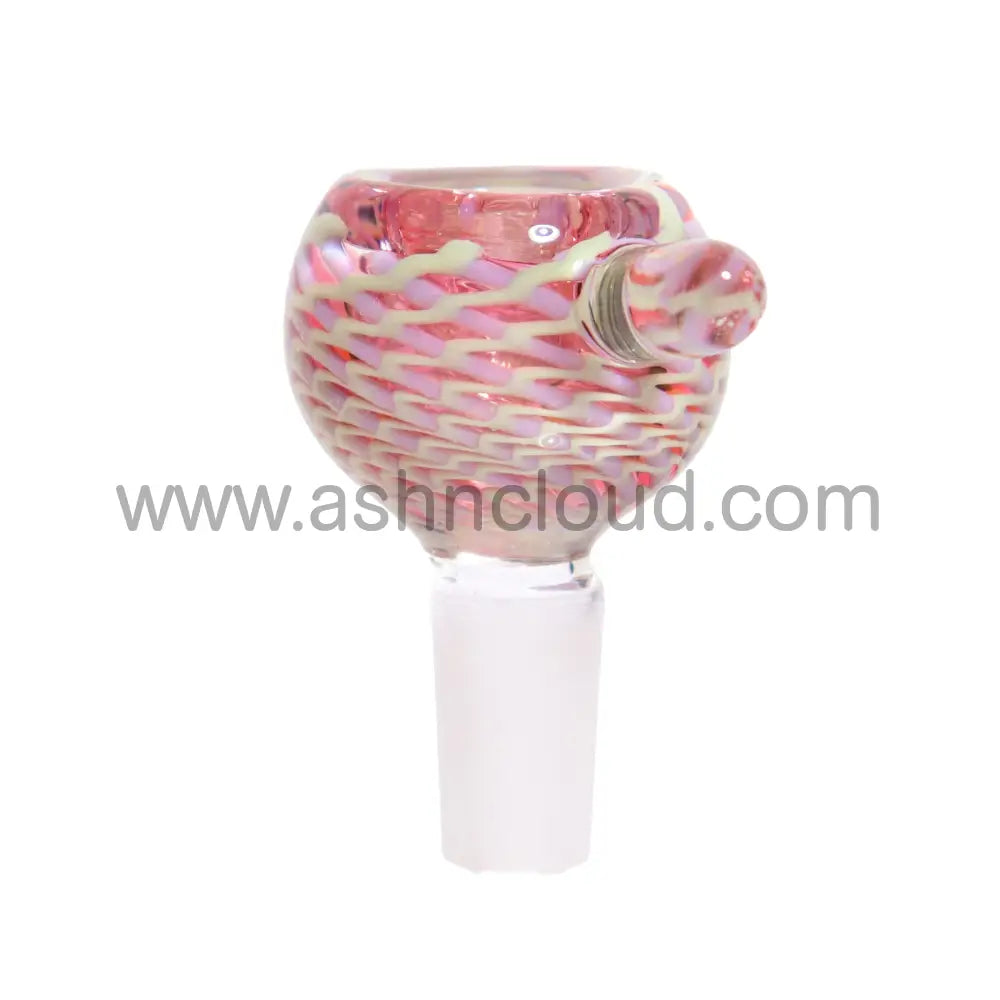14 Mm - Streaky Pinky Curvy Bowl