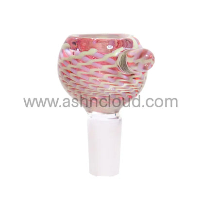 14 Mm - Streaky Pinky Curvy Bowl