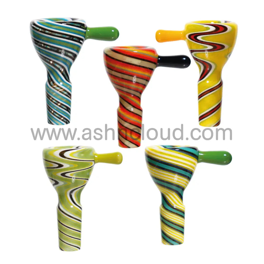 14mm Fancy Color Implosion Glass Bowl