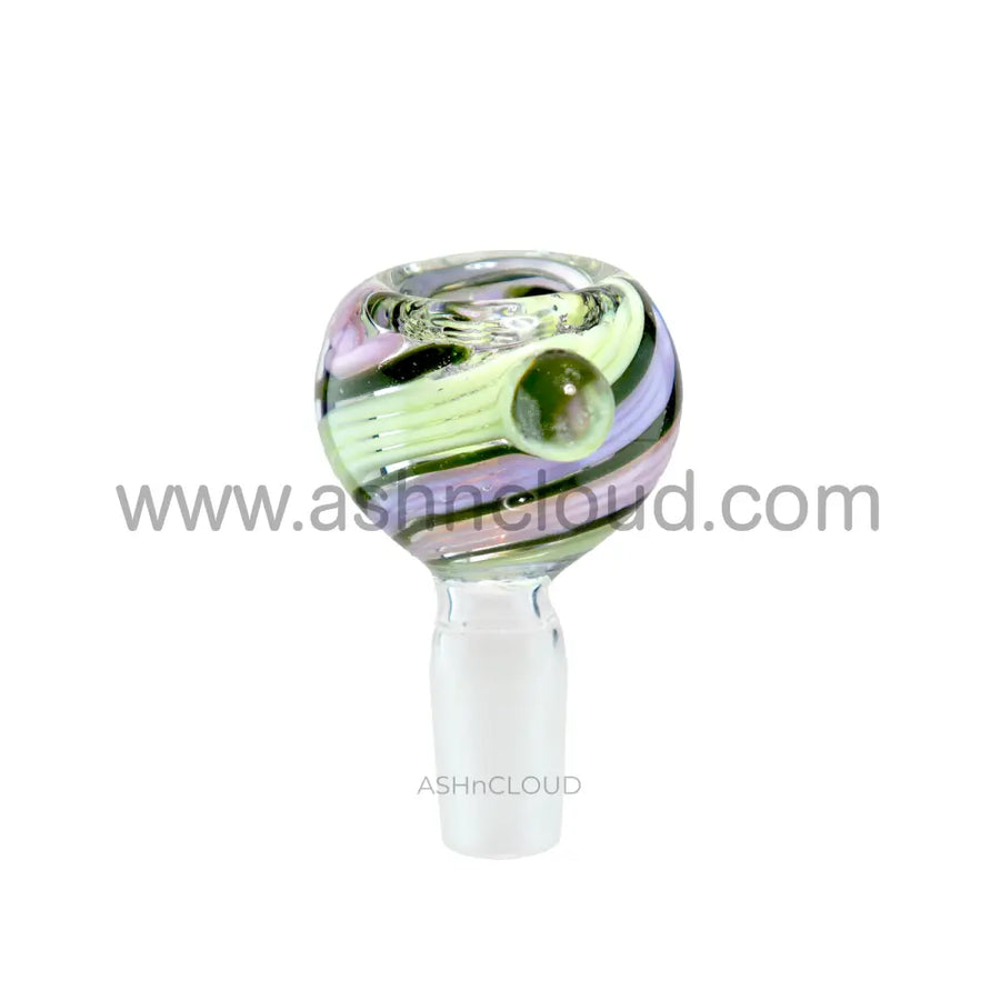 14mm Sweet Swirl Glass Bowl