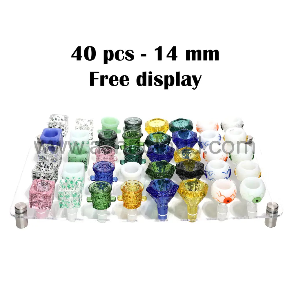 14mm Wholesale Bowl Trade Deal 06, 40-Piece