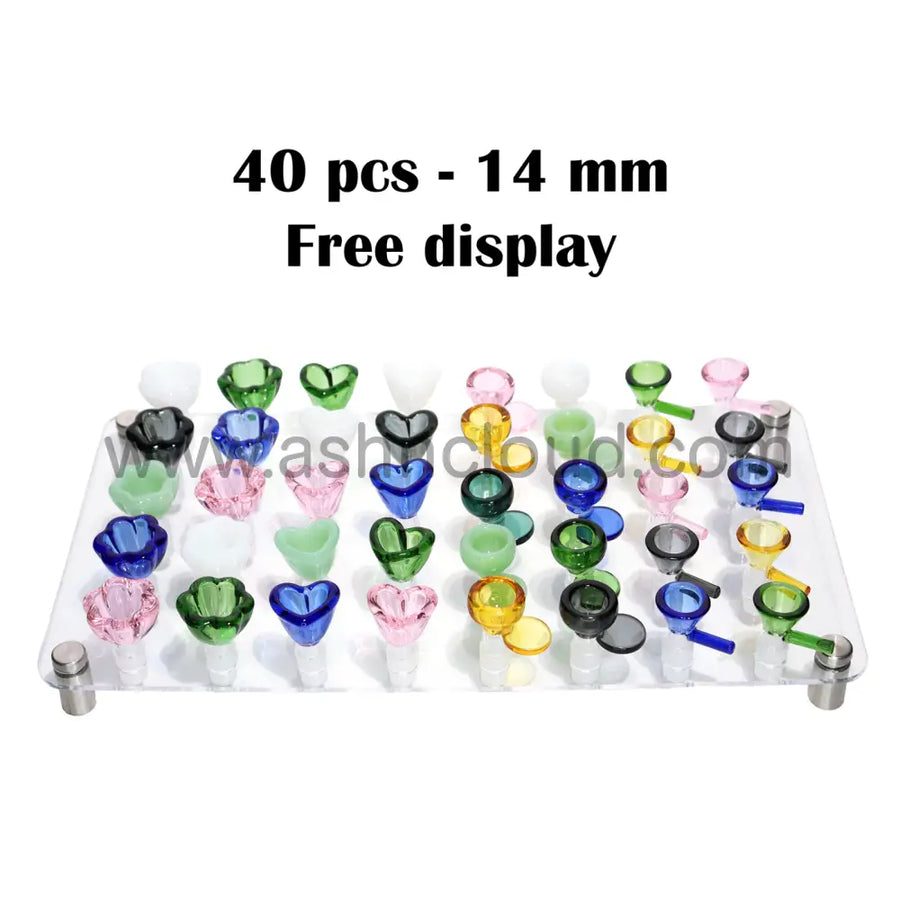 14mm Wholesale Bowl Trade Deal 07, 40-Piece Mix