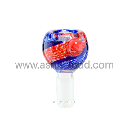 14 Mm - Twisted Sweet Glass Bowl