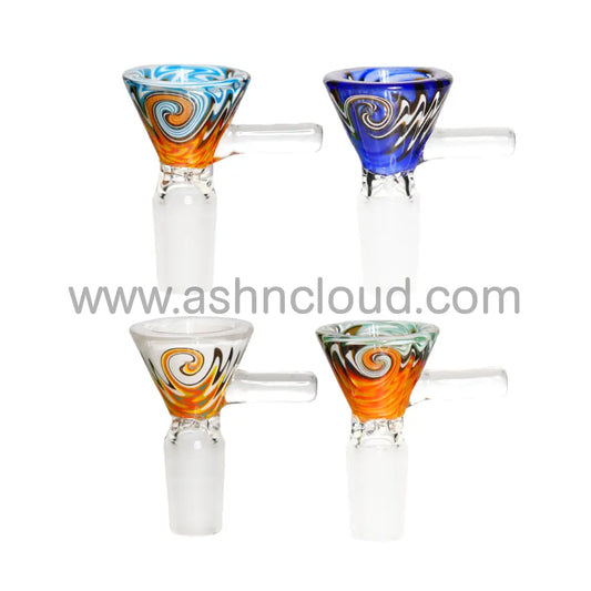 14 Mm - Wig Wag Cone Glass Bowl