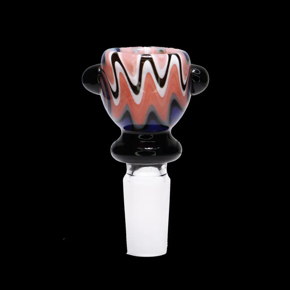 14 Mm - Wig Wag Glass Bowl Curvy